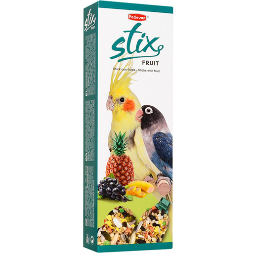 [PP00347] Padovan Stix Fruit Parrocchetti 100gm(Cocktail/Love Bird)