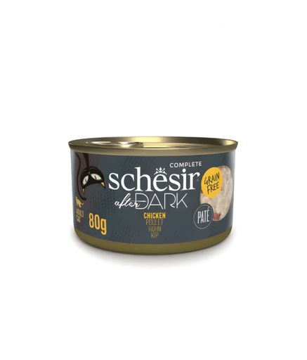 [SCINV21142003] Schesir After Dark Patè For Cat - Chicken 80g (Min Order- 12 Cans)