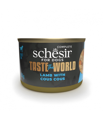 [SCINV22115103] Schesir Taste The World Dog Wholefood - Lamb With Cous Cous 150g (Min Order- 8 Cans)