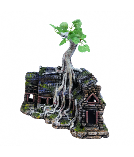 [U-838] KW Zone Resin Ornament Aquarium Decoration, 24x23x23cm