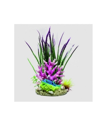 [YS-18206] Yusee Aquarium Decoration - Artificial Plant - YS-18206[Dimension - 10.5 x 8 x 23cm]