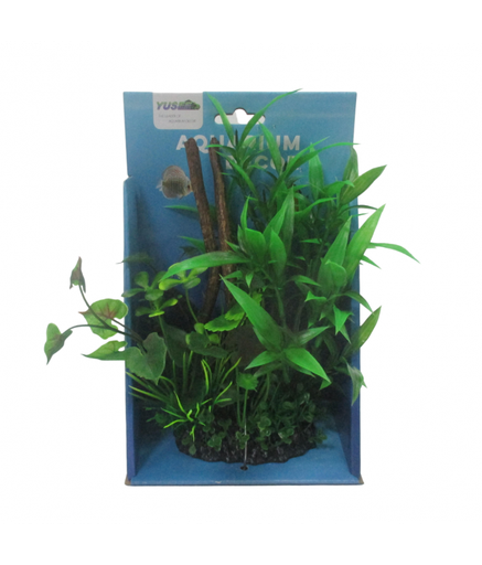 [YS-232701] Yusee Aquarium Decoration - Artificial Plant - YS-232701 (H:18cm)