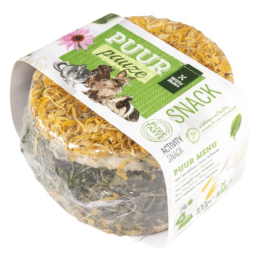 [LR654954] Witte Molen Puur Pauze Rice Disk Herbs & Flowers Yellow - 100g