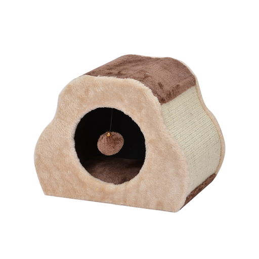 [HY2431S] Catry Cat House With Scratcher 35x25x27cm