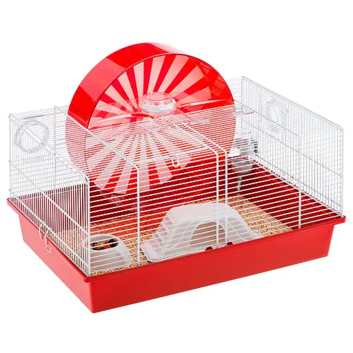 [57003070] Ferplast Coney Island Hamster Cage With Large Wheel And Play Area
50 x 35 x H 25 cm