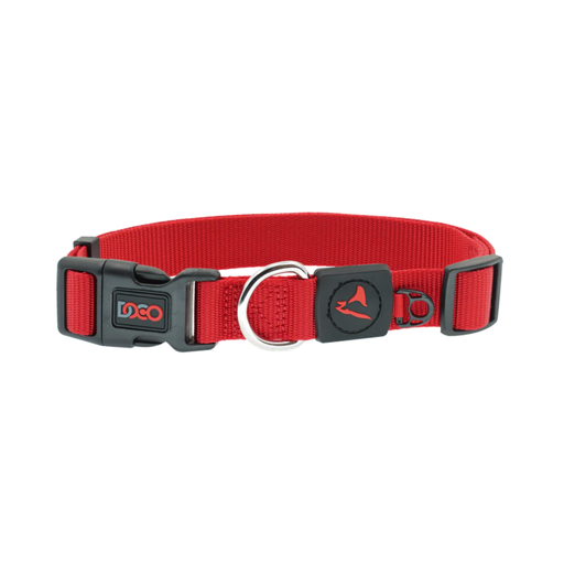 [DCSN002-03XS] DOCO® Signature Nylon Collar-1.0 x 21-30cm(XS)-Red