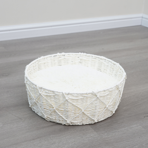 [HY240187-2] Catry Cat Bed Basket 40x40x15h cm